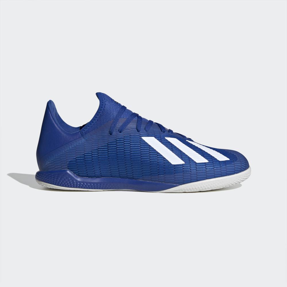 Adidasi Fotbal Adidas X 19.3 Indoor Barbati Romania - Albastru Regal/Albi/Negrii EG7154